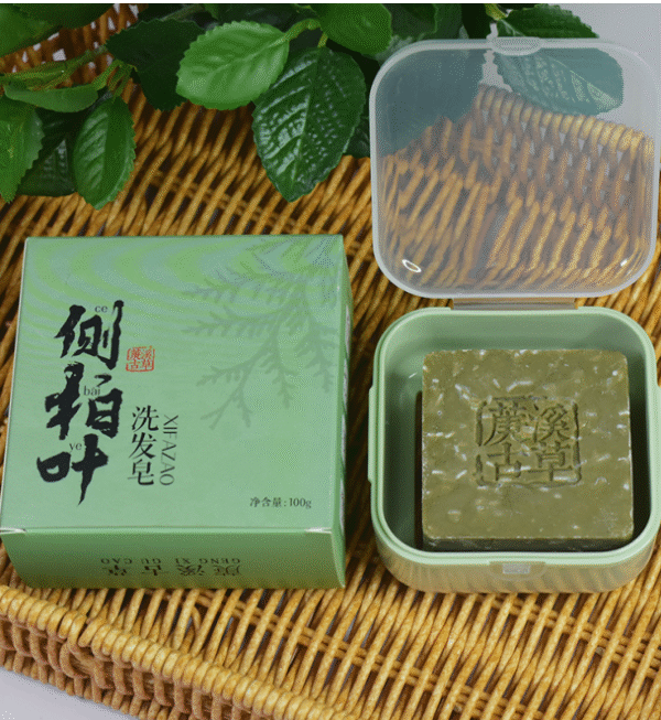 A rich, clarifying lather from Baxne shampoo bar for a deep cleanse.